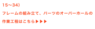 15〜34）
フレームの組み立て、パーツのオーバーホールの
作業工程はこちら▶▶▶